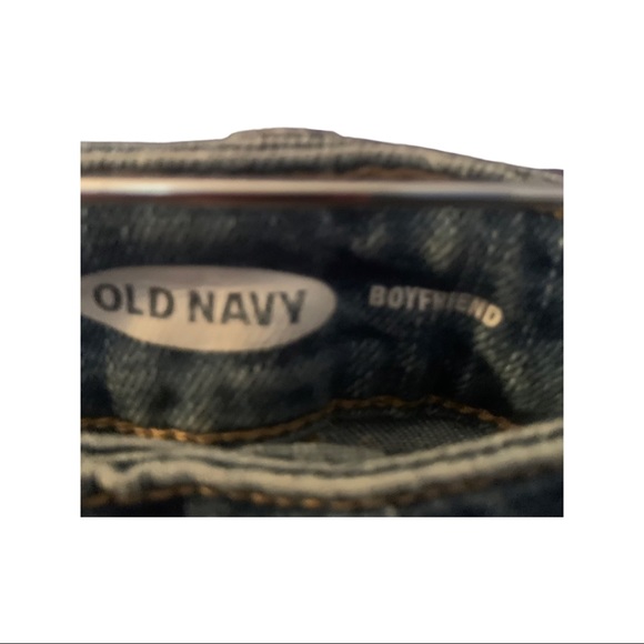 OLD NAVY BOYFRIEND RAW HEM JEANS SZ 20 - Picture 7 of 8